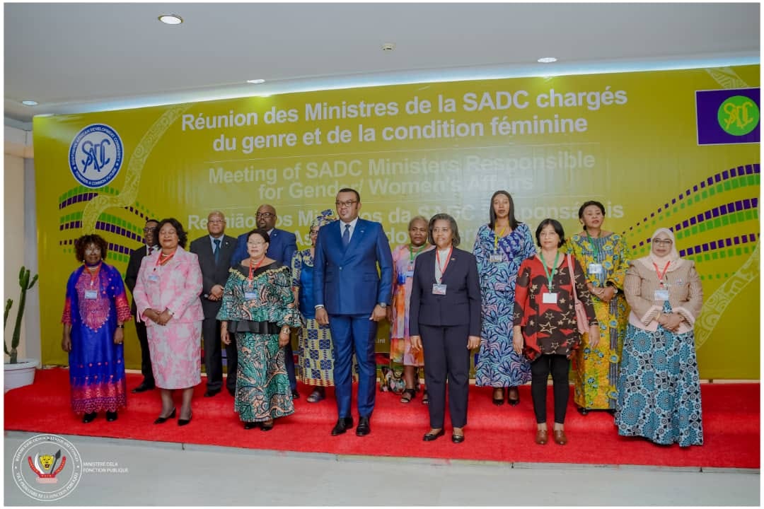 Représentant le Premier Ministre, le VPM Jean-Pierre Lihau procède à l'ouverture de la réunion des ministres de la SADC chargés du genre et de la condition féminine