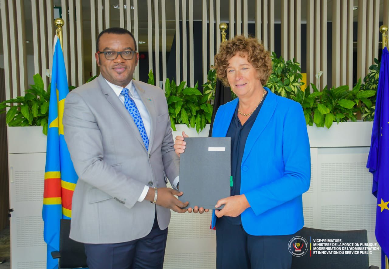 La RDC et la Belgique renforcent leur cadre formel par la signature de la déclaration de coopération dans le domaine de l'Administration et la Fonction Publique