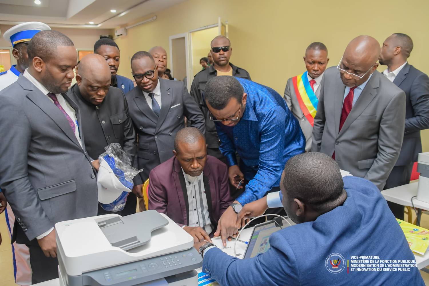 Kenge - Le rattrapage de l’opération d’identification biométrique des agents publics de l’Etat lancée dans le Kwango-20