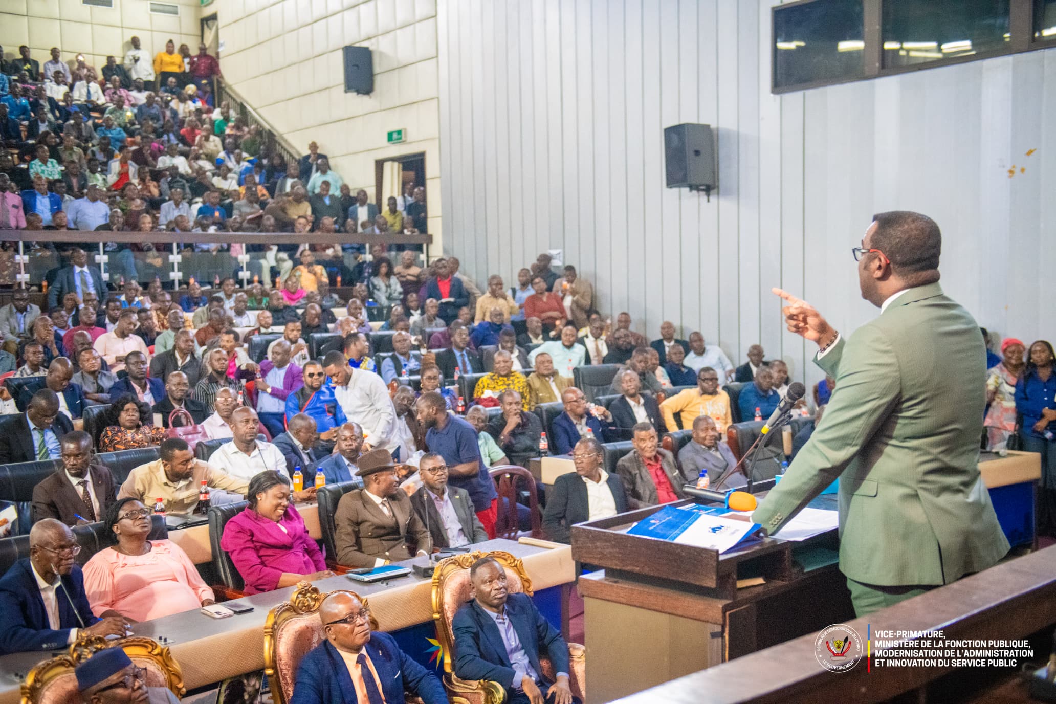 Le VPM Jean-Pierre Lihau mobilise la Fonction Publique pour l’effort de guerre avec l’opération « EKONZO MPO NA MAPINGA »