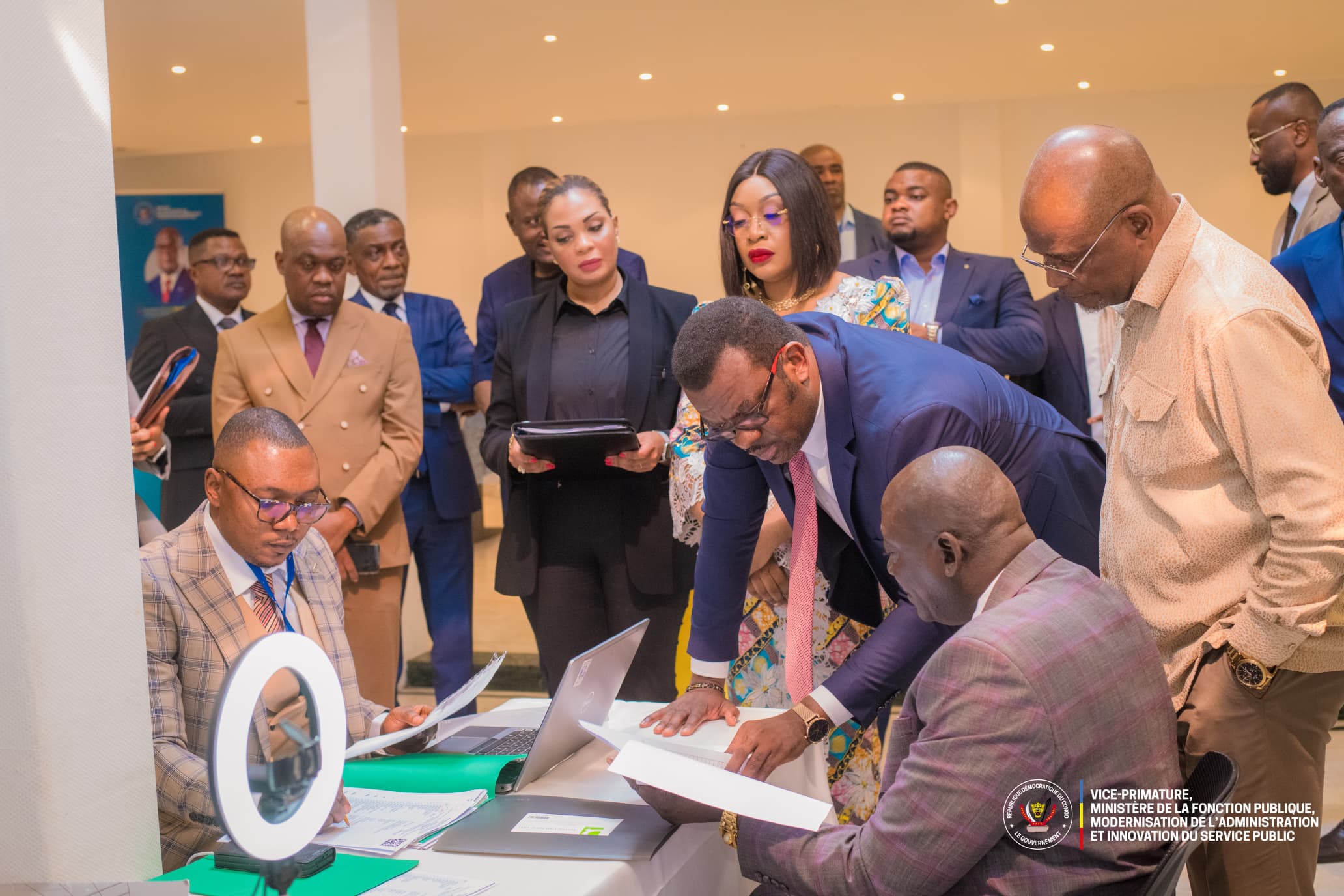 Bruxelles : Lancement officiel des opérations d’identification biométrique des agents et fonctionnaires congolais en poste à l’étranger