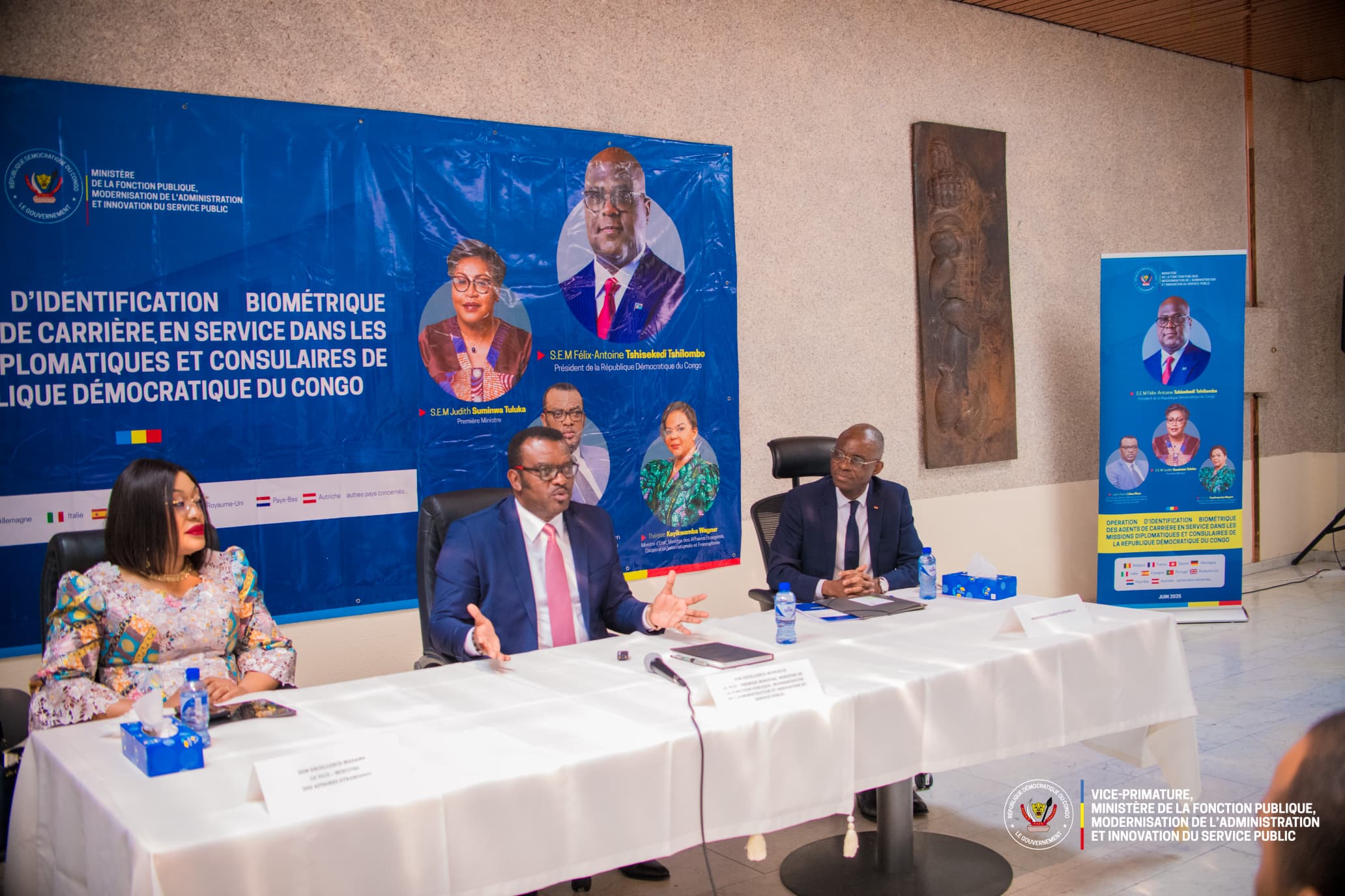 Bruxelles : Lancement officiel des opérations d’identification biométrique des agents et fonctionnaires congolais en poste à l’étranger